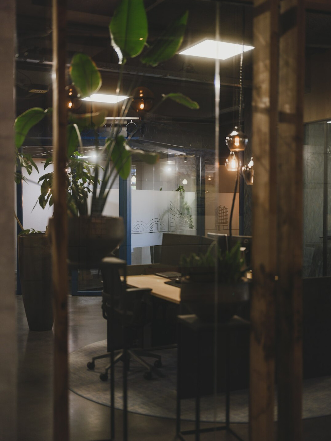 modern corporate office interior