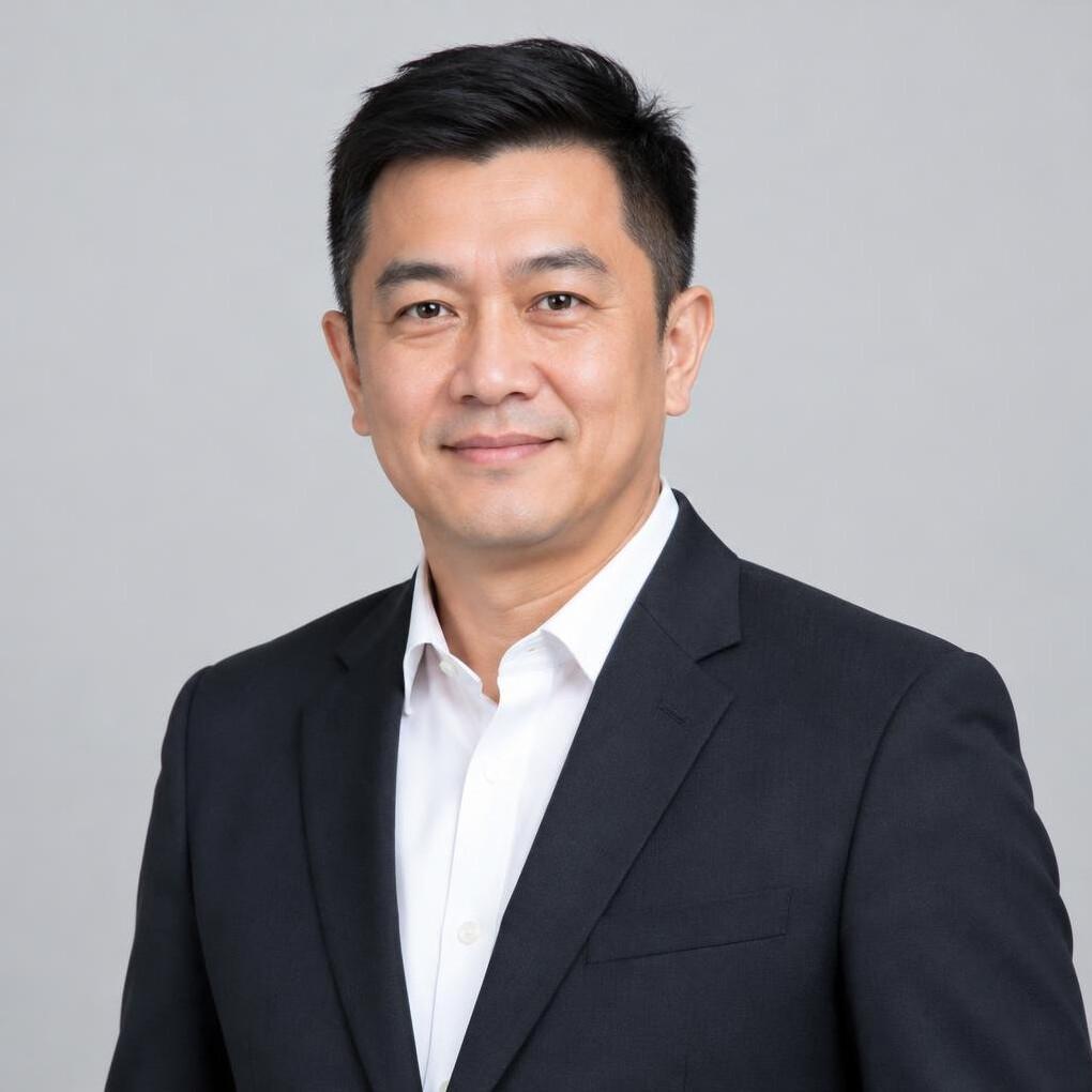 Portrait of a Chinese Malaysian man in a suit