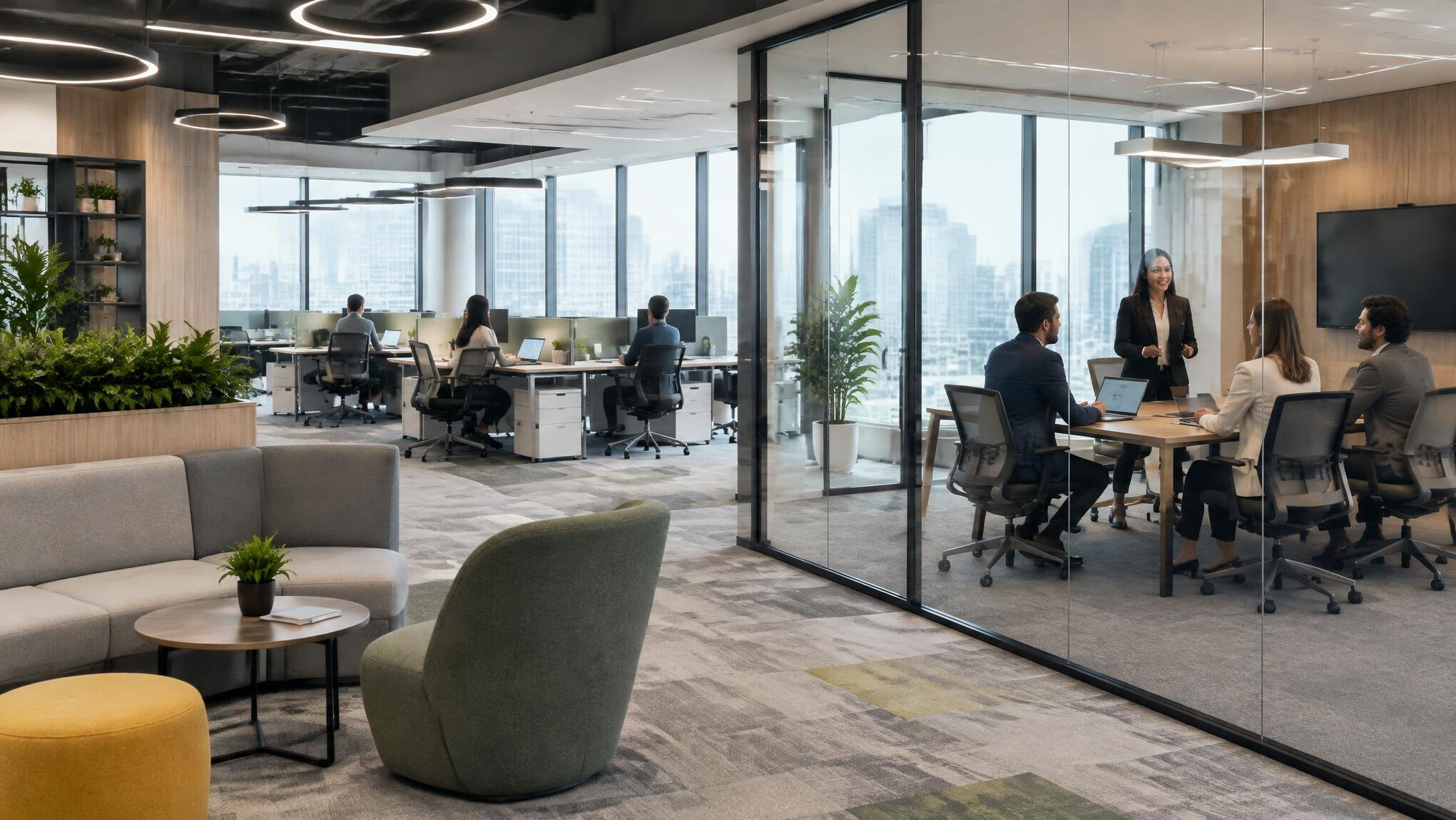 flexible office workspace